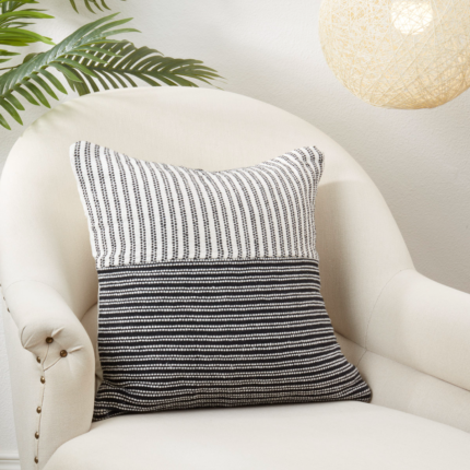 Modern Striped Decorative Throw Pillow Cushion Cover